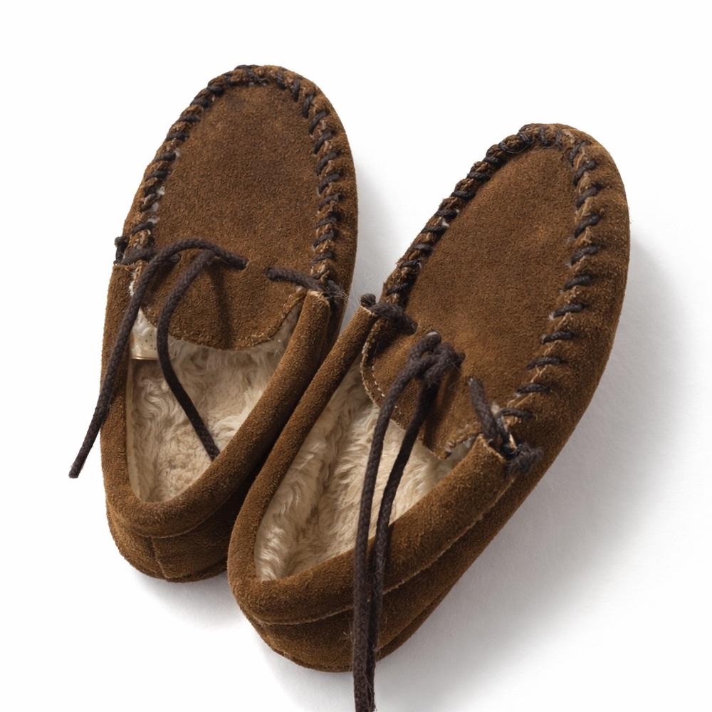 Crewcuts J Crew Moccasin Kids Slippers Size Youth 11